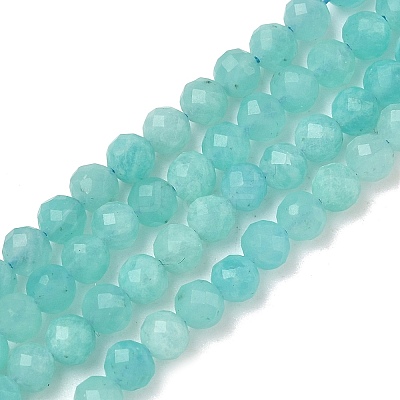 Natural Amazonite Beads Strands G-B168-A13-4mm-1