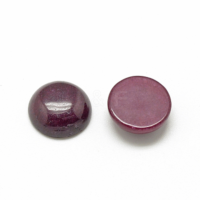 Natural White Jade Cabochons G-R416-12mm-09-1