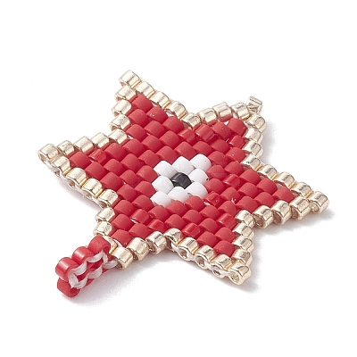 Handmade MIYUKI Delica Seed Loom Pattern PALLOY-MZ00173-1