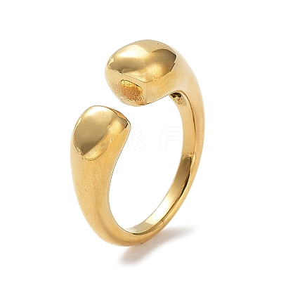 304 Stainless Steel Open Cuff Rings RJEW-Z024-02G-01-1