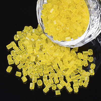 8/0 Two Cut Glass Seed Beads SEED-S033-11A-02-1