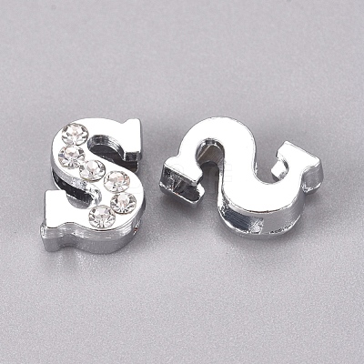 Alloy Slide Charms PALLOY-WH0066-21S-1