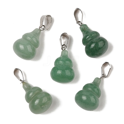Natural Green Aventurine Pendants G-B127-03P-12-1