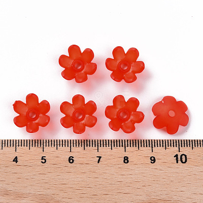 Frosted Acrylic Bead Caps MACR-S371-07A-712-1