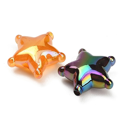 Plating Transparent Acrylic Beads AC-CBA49BC-02-1