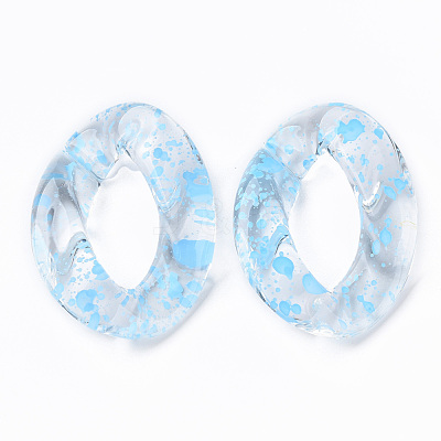 Transparent Acrylic Linking Rings OACR-N009-014A-12-1