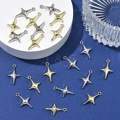 20Pcs 2 Colors Alloy Pendants INS-YW0001-01-1