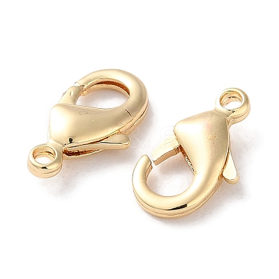 Rack Plating Brass Lobster Claw Clasps KK-F090-27LG-02-1