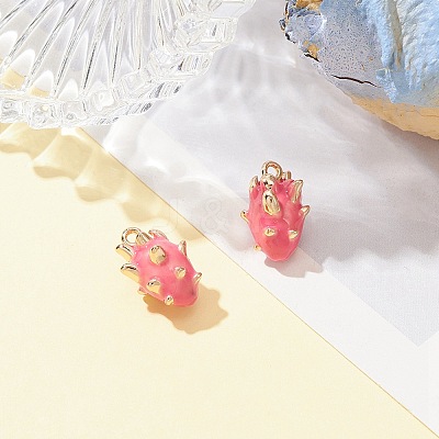 2Pcs Brass Enamel Charms KK-YW0001-76-1