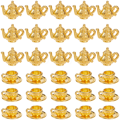 40Pcs 2 Styles Alloy Charms FIND-SC0013-16-1