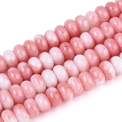 Glass Beads Strands GLAA-N059-5x8mm-40-1