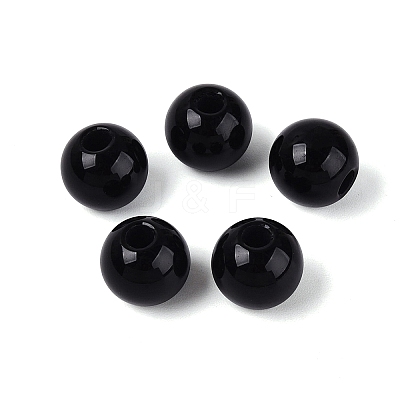 Natural Black Onyx Beads G-Q602-08B-05-1
