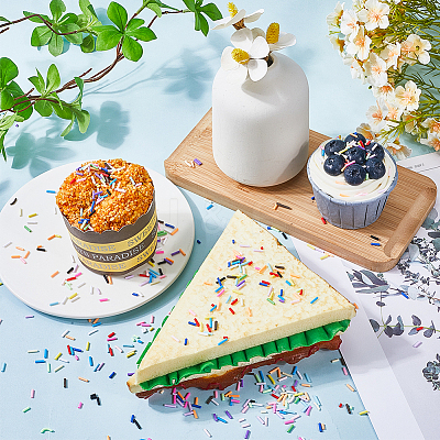 180G 18 Colors Handmade Polymer Clay Sprinkles CLAY-SC0002-11-1