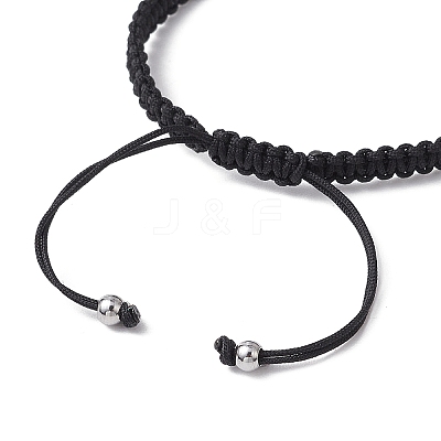 Braided Nylon Cord Adjustable Bracelets BJEW-JB11597-01-1