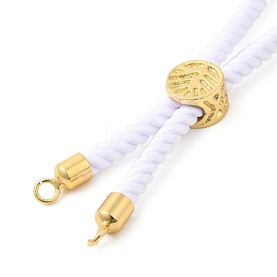 Twisted Nylon Cord Silder Bracelets DIY-B066-03G-07-1