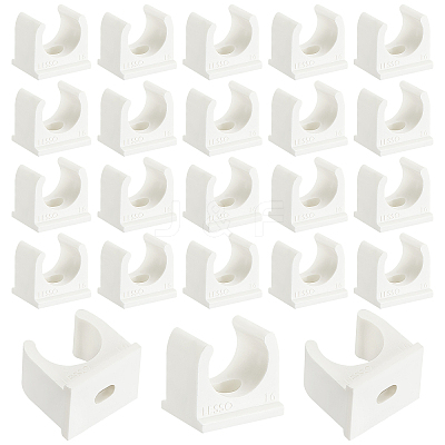 PVC Plastic Pipe Hangers Clamp FIND-WH0113-01-1