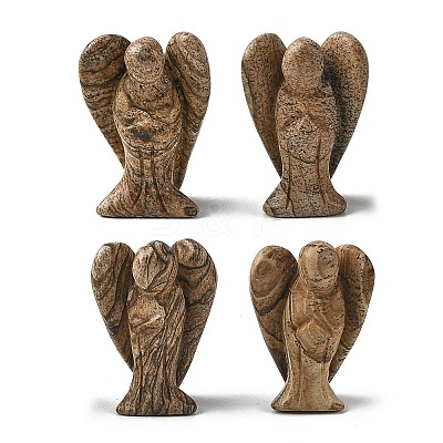 Natural Map Stone Carved Angle Figurines GG-CBA9C2C-A21-1