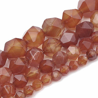 Natural Carnelian Beads Strands G-S332-6mm-005-1