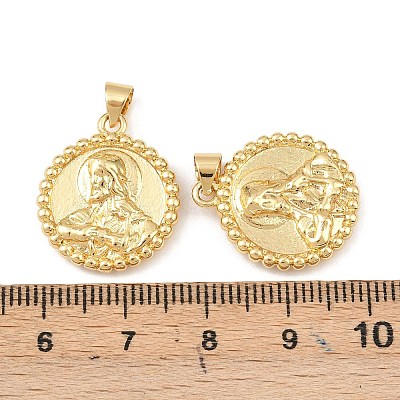 Brass Pendants KK-F919-04G-1
