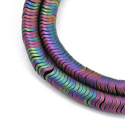 Electroplated Synthetic Non-magnetic Hematite Beads Strands G-H020-M01-23-1