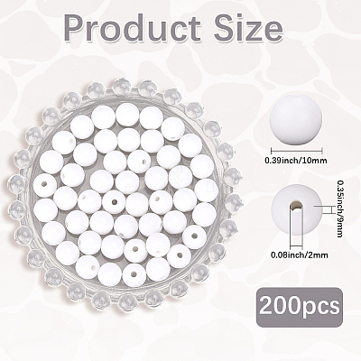 Opaque Acrylic Beads MACR-SP0001-85D-1