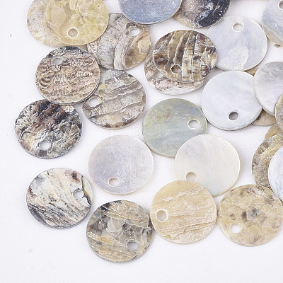 Natural Akoya Shell Charms X-SHEL-T012-42A-1
