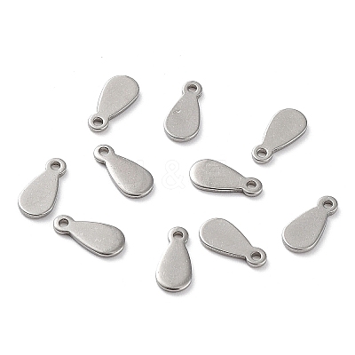Non-Tarnish 201 Stainless Steel Charms STAS-K259-09P-1