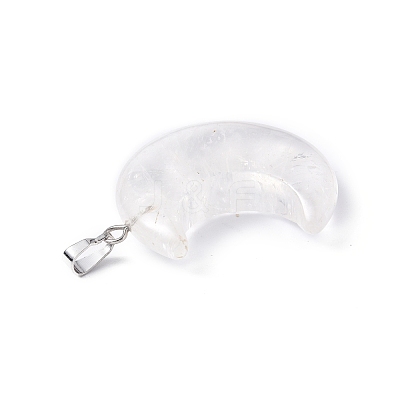 Natural Quartz Crystal Pendants G-Z022-04A-1