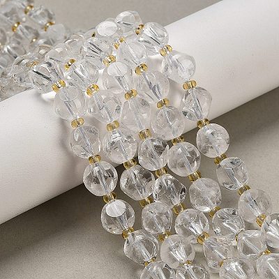 Natural Quartz Crystal Beads Strands G-K387-A16-02-1