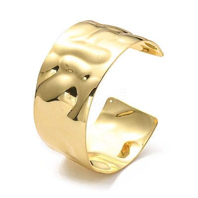 Rack Plating Brass Wide Cuff Bangles LS-BJEW-D057-03G-1
