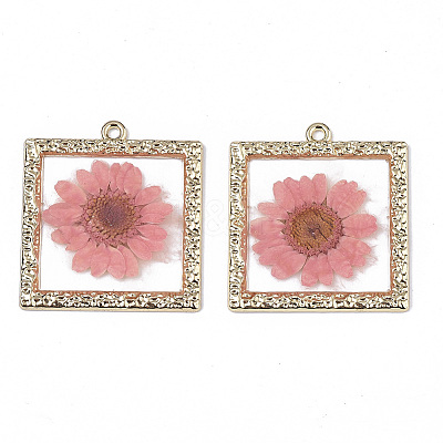 Epoxy Resin Pendants X-RESI-T045-029C-1