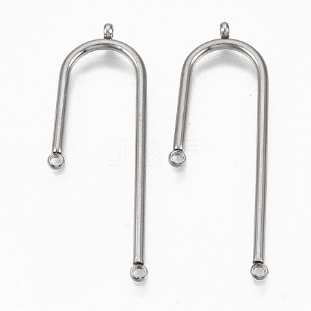 Tarnish Resistant 304 Stainless Steel Asymmetric Length Chandelier Component Links X-STAS-T050-029P-1