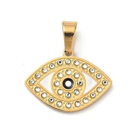 304 Stainless Steel Enamel Pendants STAS-H255-01A-G-1