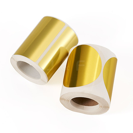 2 Rolls 2 Styles Vinyl Plastic Printable Holographic Stickers OFST-TA0001-11A-1