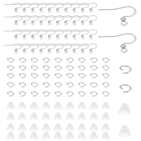 316 Surgical Stainless Steel Earring Hooks STAS-LP0001-59-1