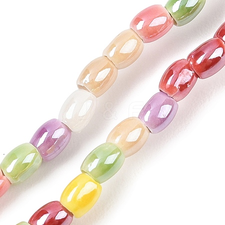 Handmade Porcelain Beads Strands PORC-B008-01A-1