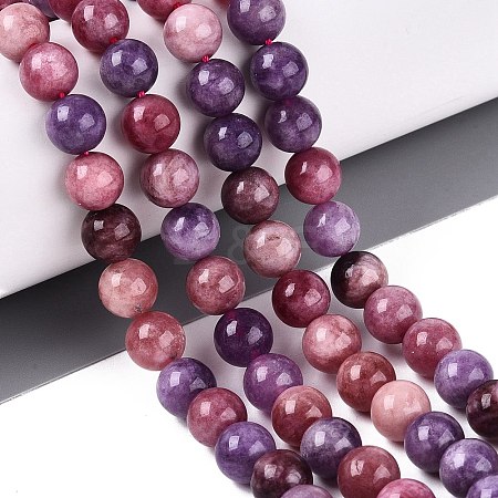 Natural Quartz Beads Strands G-N363-8mm-05-1