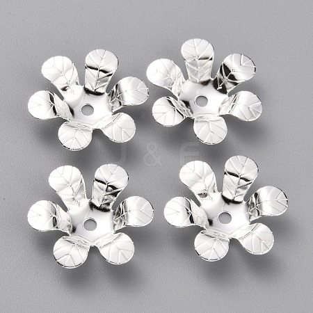 Brass Bead Caps KK-O131-22S-1