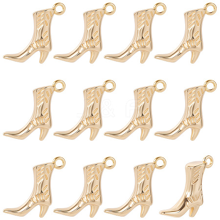 15Pcs Brass Pendants KK-BBC0019-21-1