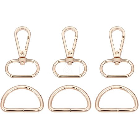 Alloy Swivel Lobster Claw Clasps FIND-BBC0003-78B-G-1