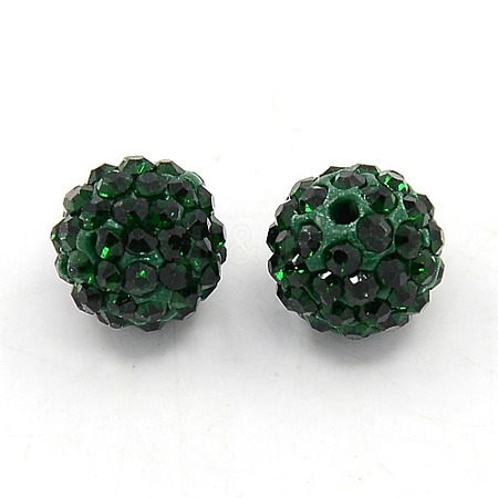 DIY Pave Disco Ball Beads X-RB-H258-10MM-205-1