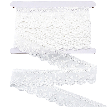 8Yards Flat Hollow Polyester Lace Trim OCOR-GF0006-07B-1