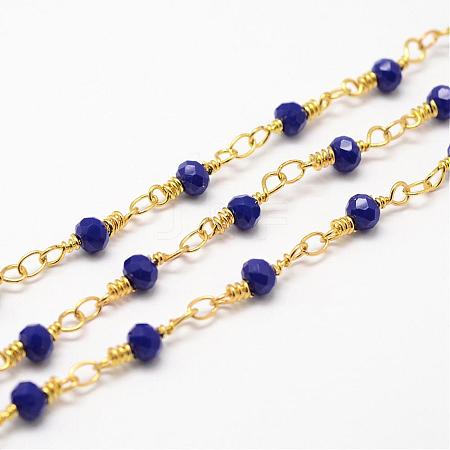 Handmade Glass Beaded Chains CHC-G311-B03-1