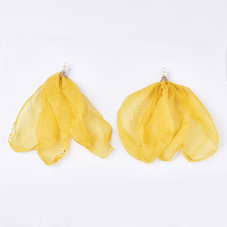 Organza Fabric Big Pendants FIND-S303-01M-1