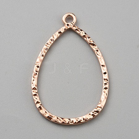 Alloy Open Back Bezel Pendants FIND-TAC0017-41D-RG-1