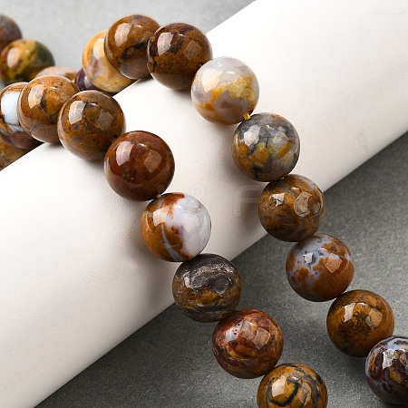 Natural African Opal Beads Strands G-S390-06-10mm-1