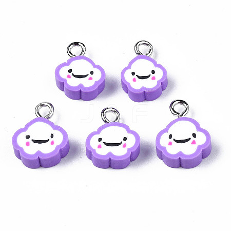 Handmade Polymer Clay Charms LS-CLAY-N006-37B-01E-1