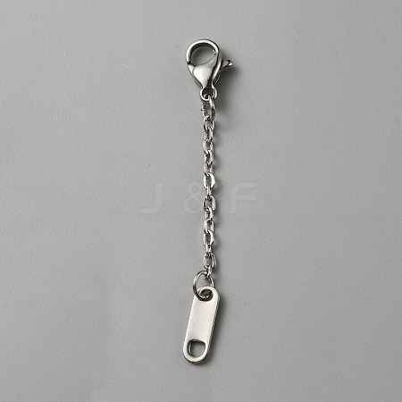 304 Staimless Steel Cable Chain Extender STAS-WH0001-14A-P-1