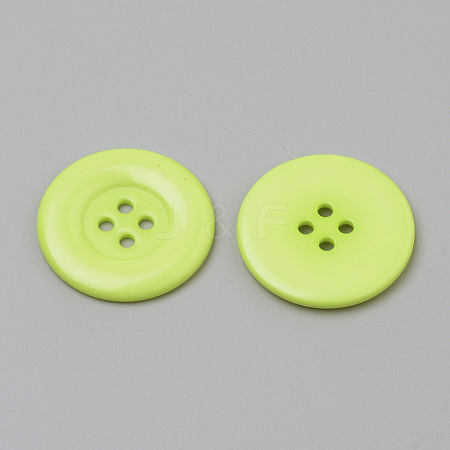 4-Hole Acrylic Buttons BUTT-Q038-25mm-10-1