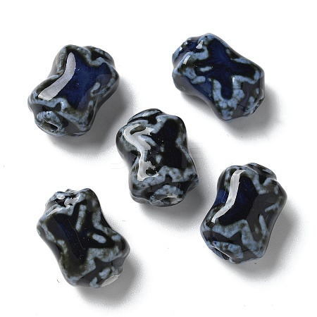 Handmade Porcelain Beads PORC-L080-E07-1